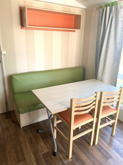 Comfort Cottage PLUS 4/5pers 27 to 30 m² (2 bedrooms) with half-covered terrace - TV — 6