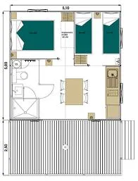 Le Lodge Oulébo  2Ch.