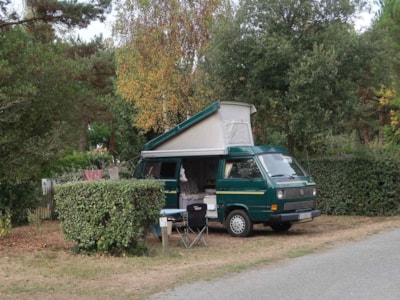 Camper van Pitch + electricity 10 A + water