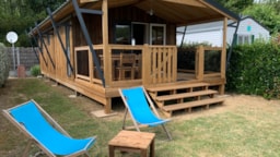 Huuraccommodatie(s) - Ecolodge Lodge Vip - Tv - Camping Le Bois Joly