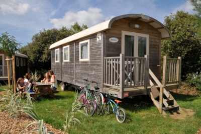 Gypsy caravan 23m² - 2 bedrooms + TV
