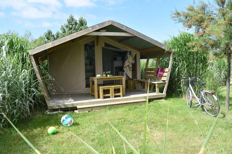 Accommodation - Lodge Confort Freeflower 22M² - 2 Bedrooms (Without Toilet And Bathroom) - Flower Camping Le Petit Paris