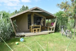 Accommodation - Lodge Confort Freeflower 22M² - 2 Bedrooms (Without Toilet And Bathroom) - Flower Camping Le Petit Paris