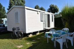 Huuraccommodatie(s) - Stacaravan Standard 24M² - 2 Kamers + Tv - Flower Camping Le Petit Paris