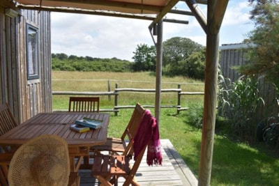 Cottage Premium 28m² - 2 bedrooms + covered terrace +DW + TV + Bed linen + towels