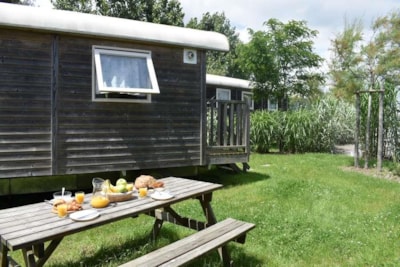 Gypsy caravan 23m² - 2 bedrooms + TV