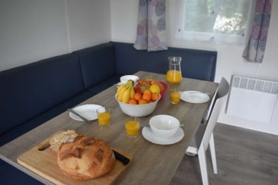 Mobile home Confort 28m² - 2 bedrooms + covered terrace + TV