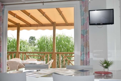 Cottage confort 32m² (2 bedrooms) +  covered terrace + TV + Bed linen included