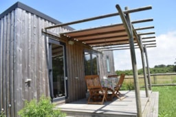 Location - Cottage Premium 28M² (2 Chambres) + Terrasse Couverte + Lv + Tv + Draps + Serviettes - Flower Camping Le Petit Paris
