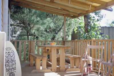 Cottage confort 32m² (2 bedrooms) +  covered terrace + TV + Bed linen included