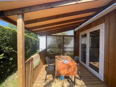 Cottage Premium 18m² - 1 bedroom + covered terrace +DW + TV + Bed linen + towels