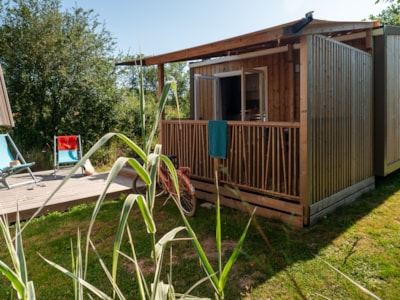 Cottage Premium 18m² - 1 bedroom + covered terrace +DW + TV + Bed linen + towels