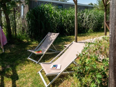 Cottage Premium 32m² - 3 bedrooms + covered terrace + DW + TV + Bed linen + towels