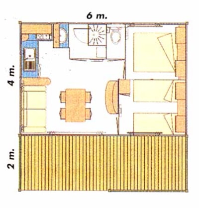 2-bedroom chalet CONFORT