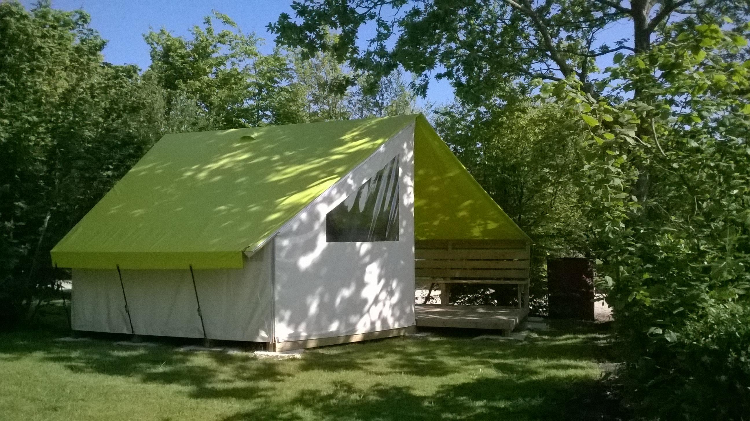 Location - Tente Sahari 2 Chambres 17M2 (2015) - Camping Les Charmes