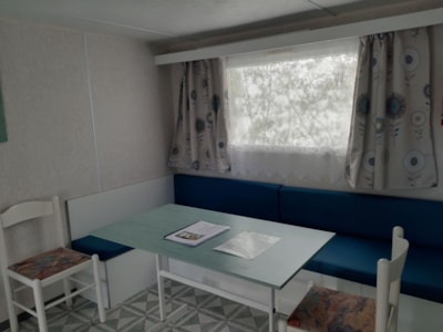 2-bedroom ECO mobile home (ceiling height 2m10) sleeps 4 (+ 2 possible extra beds)
