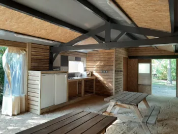 Mietunterkunft - Courtyard - Camping Les Charmes