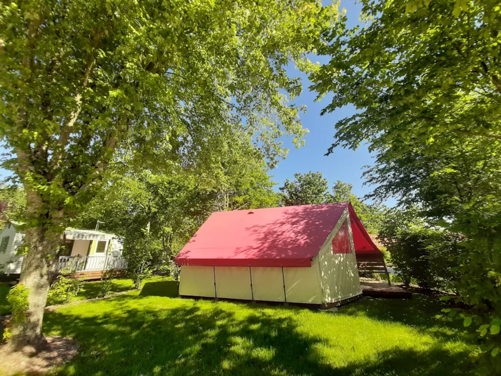 Location - Tente Sahari 2 Ch 5 Pers - Camping Les Charmes