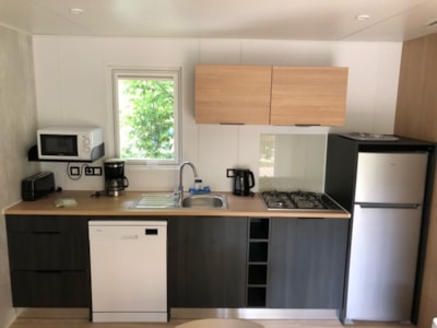 Mobile home 2 bedrooms 2 bathrooms PREMIUM 4 people (+ 2 possible extra beds)
