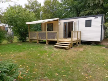 Mietunterkunft - 2-Bedroom Mobile Home Premium Plus 4 Pers (+ 2 Possible Extra Beds) - Camping Les Charmes