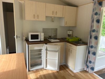 1-bedroom mobile home eco  sleeps 2 (+2 possible as extra bed)