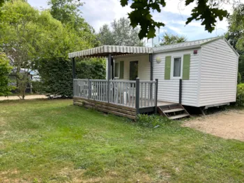 Mietunterkunft - 1-Bedroom Mobile Home Confort Sleeps 2 (+2 Possible As Extra Bed) - Camping Les Charmes