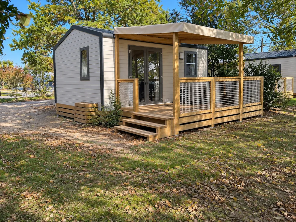 Location - Mh 1 Ch Premium 2/4 Pers Climatisé - Camping Les Charmes