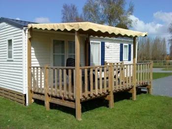 Mietunterkunft - Mobilheim 2 Zimmer 4/6 Personen - Camping Municipal des Bords de l'Aure