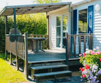 Mietunterkunft - Mobilheim 2 Zimmer 4/6 Personen - Camping Municipal des Bords de l'Aure