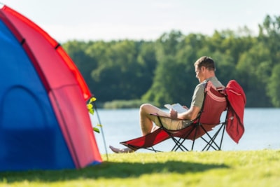 Lake pitch for camping-car + 1 car + electricity + fresh water and drainage point - 169 1/2 and 170 — 4