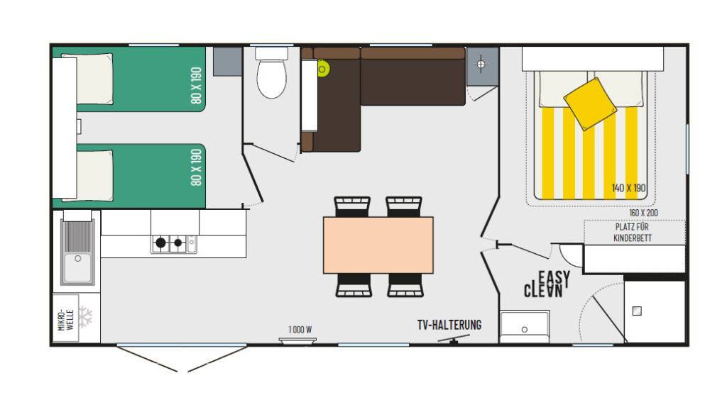 Location - Mobil Home Birkengrund - Camping Park Weiherhof