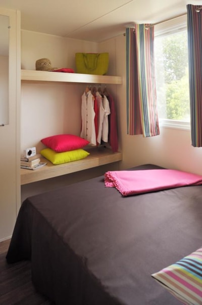 Cabin Nature 2bd - without sanitary facilities | GLAMPING - 19m² covered terrace - without TV