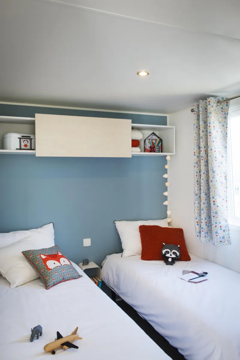 Mobil-Home Family 2Ch | Premium-28M²-Clim-Tv-Lv-Plancha-Wifi Gratuit-Terrasse Xxl Couverte