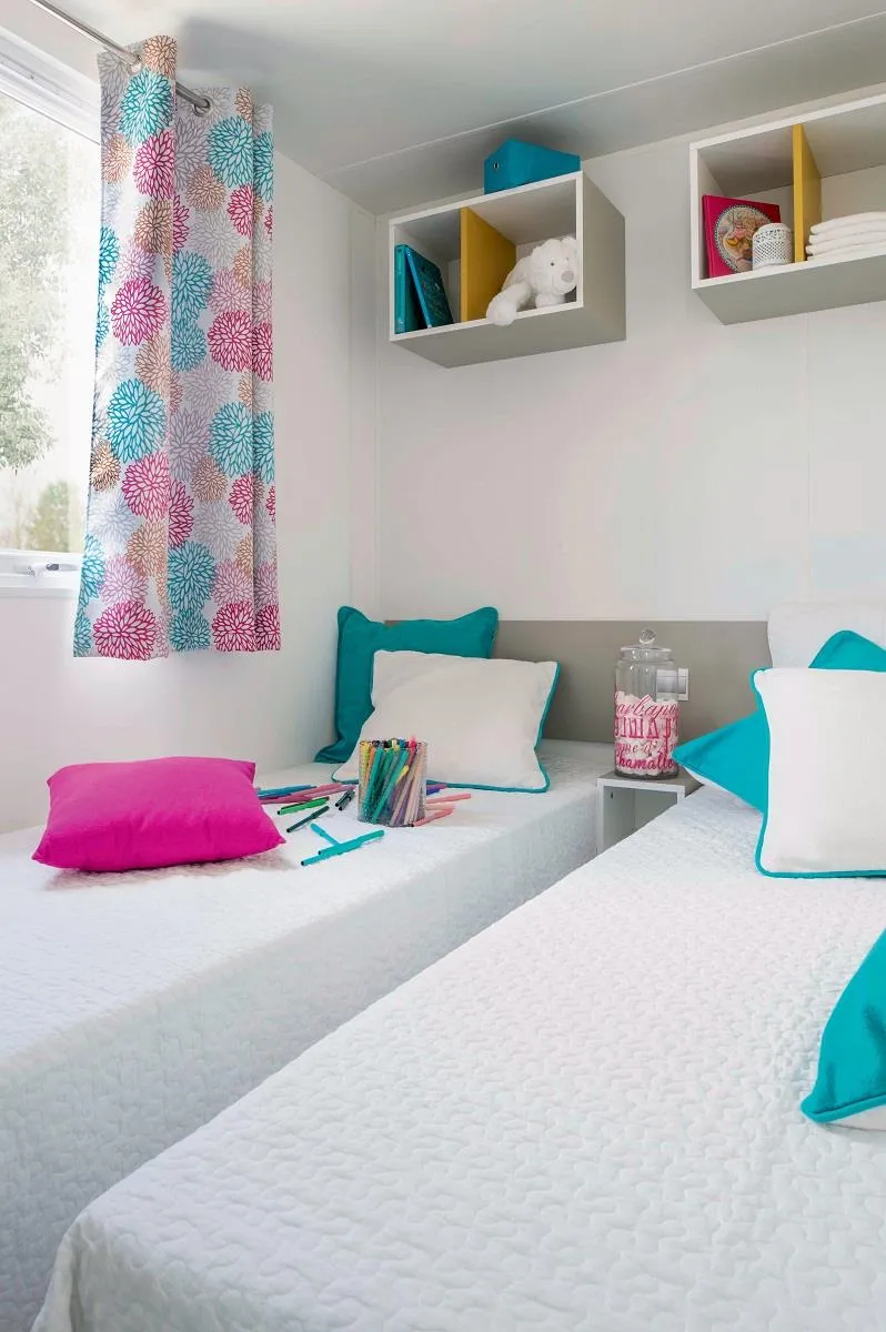 Mobil-Home Family 3Ch | Premium-30M²-Clim-Tv-Lv-Plancha-Wifi Gratuit-Terrasse Xxl Couverte