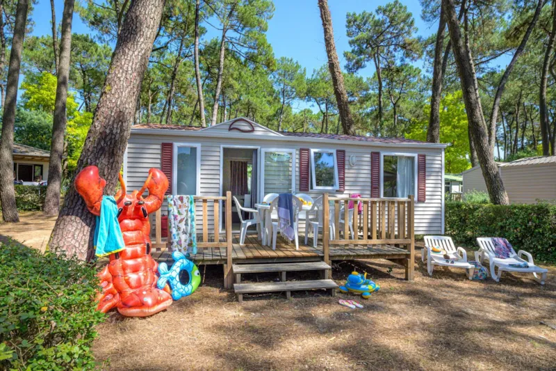 Mobil-Home Classique 3Ch (Sans Tv) | Standard - 30M² - Terrasse Découverte