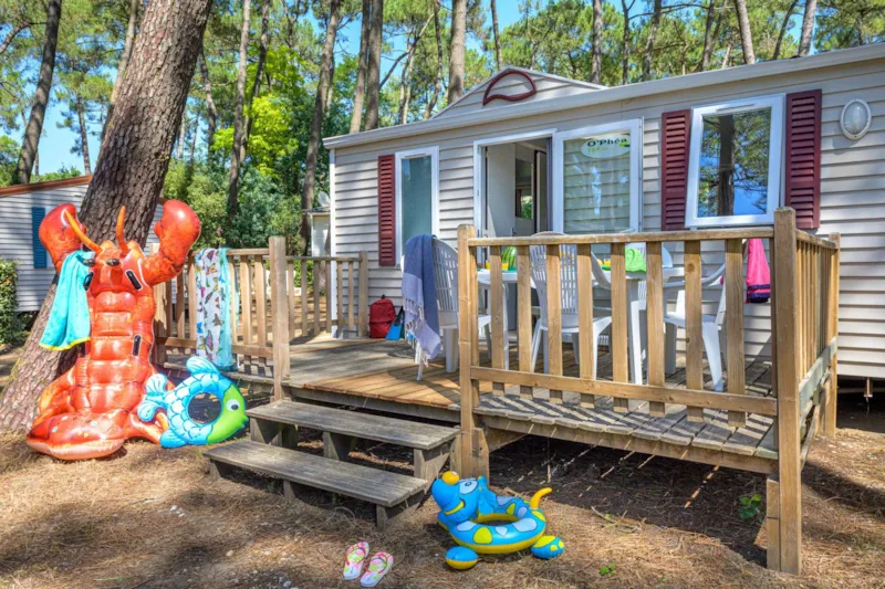 Mobil-Home Classique 3Ch (Sans Tv) | Standard - 30M² - Terrasse Découverte