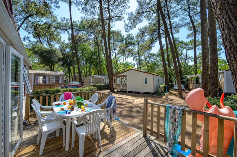 Mobil-Home Classique 3Ch (Sans Tv) | Standard - 30M² - Terrasse Découverte