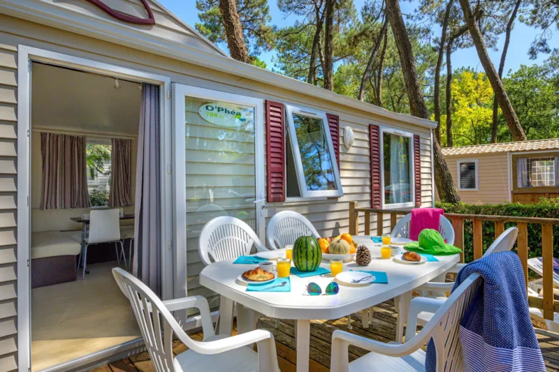 Mobil-Home Classique 3Ch (Sans Tv) | Standard - 30M² - Terrasse Découverte