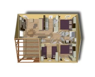 Cottage Premium3bd | PREMIUM - 32 to 42m² covered terrace - TV - DW - FREE WIFI