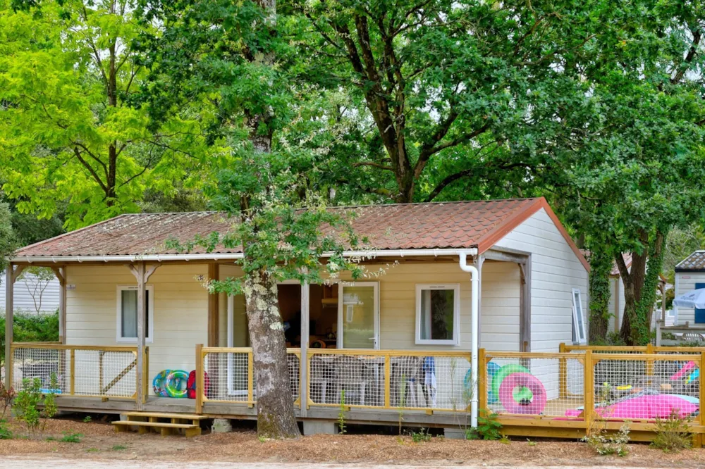 Accommodation - Cottage Family 3Bd | Premium - 32M² - Xxl Covered Terrace - Tv - Dw - Plancha - Free Wifi - Flower Camping Les Biches