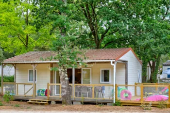 Mietunterkunft - Cottage Family 3Sz | Premium - 32M²- Überdachte Xxl-Terrasse -Tv - Gs - Plancha - Gratis Wlan - Flower Camping Les Biches