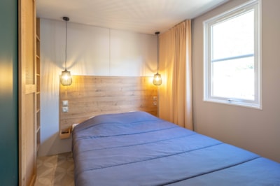 Mobile Home Garden 2bd | PREMIUM-31m²-A/C-TV-DW-Plancha-Bath-Free wifi-covered Terrace