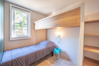 Mobile home Garden 3 bd | PREMIUM-33m²-A/C-TV-DW-Plancha-Bath-Free wifi-covered Terrace