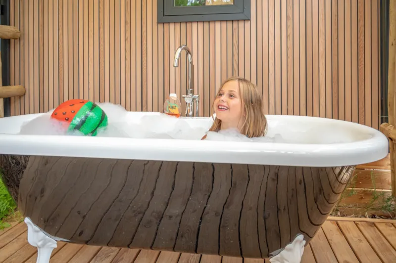 Mobil-Home Garden 3Ch | Premium-33M²-Clim-Tv-Lv-Plancha-Baignoire-Wifi Gratuit-Terrasse Couverte