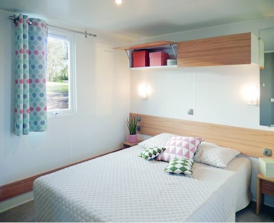Mobile home Life 2bd | PREMIUM-32m²-PRM-A/C-TV-DW-Plancha-Free wifi-Covered terrace
