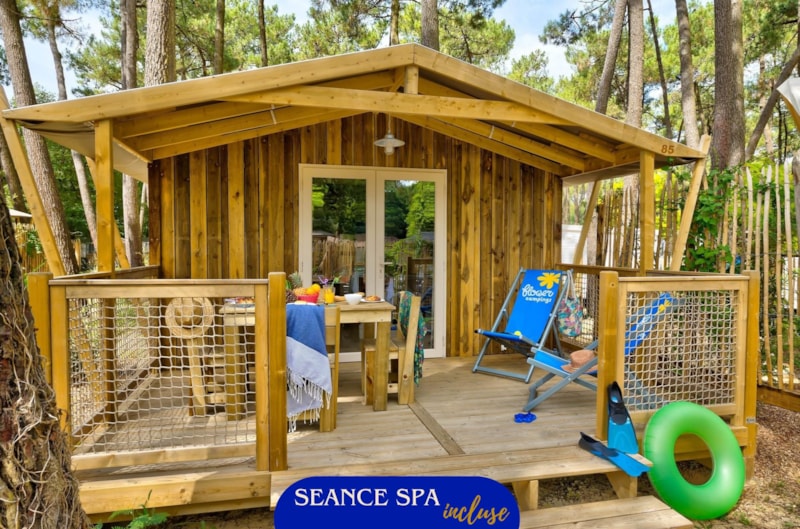Sweetflower 2ch | PREMIUM - 40m² - terrasse couverte - TV - plancha - spa - WIFI GRATUIT 4 Pers.