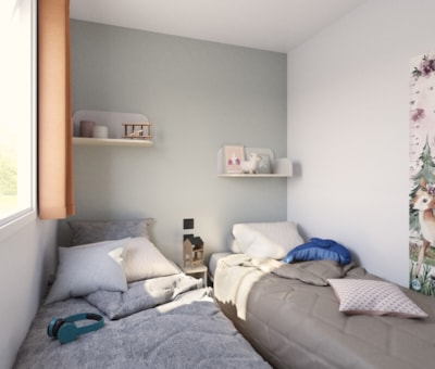 Mobile home Confort TV PLUS 3bd | COMFORT - 30m² - covered terrace - TV - plancha
