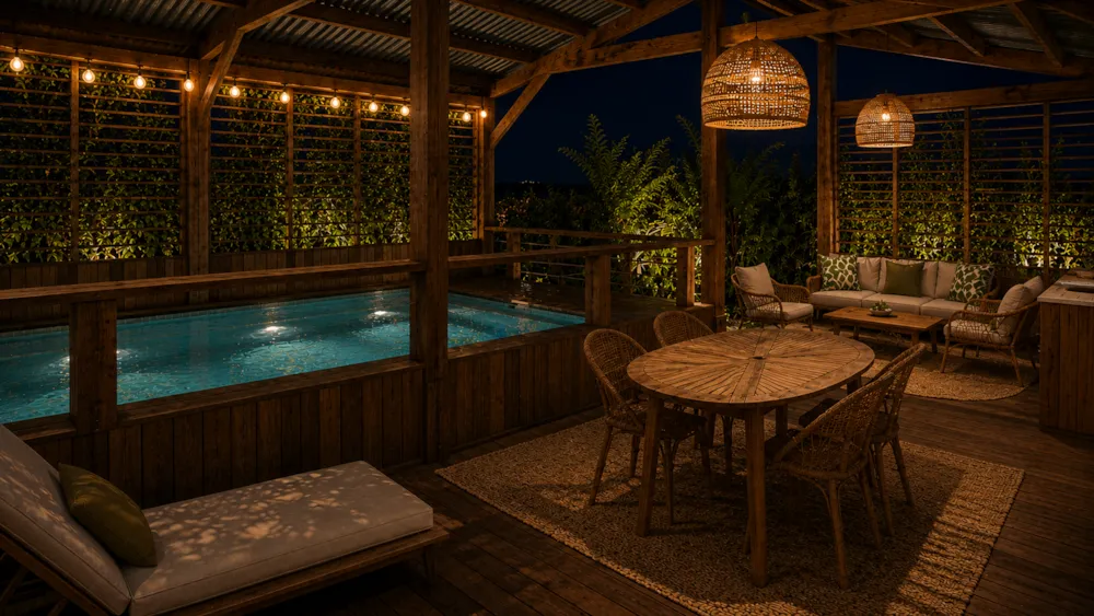 Location - Mobil-Home Lagoon 3Ch 2Sdb | Premium+ -40M²-Mini Piscine-Clim-Terrasse70m²-Tv-Lv-Plancha-Pack Travel - Flower Camping Au Bois Des Biches