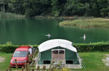 Stellplatz - Seeplatz (Im Winter Stromabrechnung Nach Verbrauch) - Camping Seeblick Toni