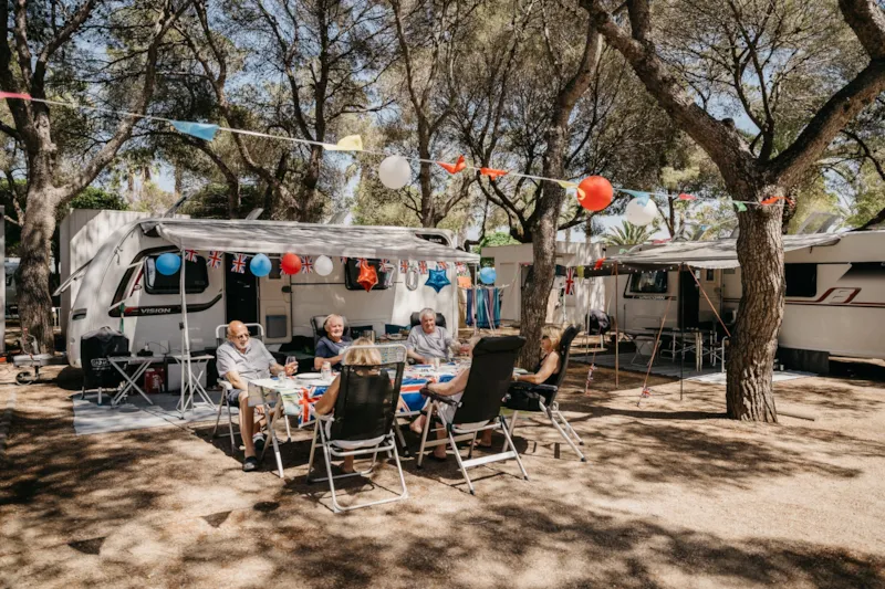 Emplacement Large Standard (90-120M² Voiture + Tente Ou Caravane Ou Camping-Car + Électricité 10A + Eau)